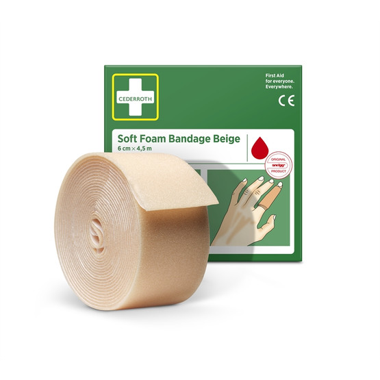 Laastari Cederroth soft beige 6 cm x 4,5 m