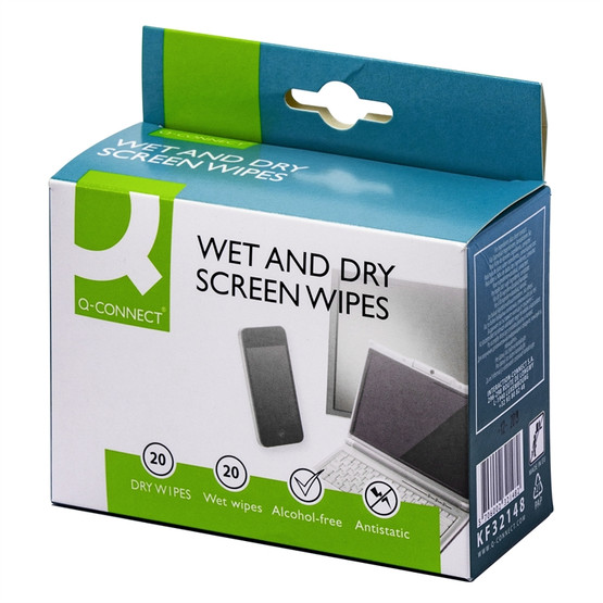 Puhdistusliina Connect märkä/kuiva / 20+20 kpl