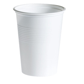 Muovipikari 180/210 ml PP valkoinen  100 kpl/pkt