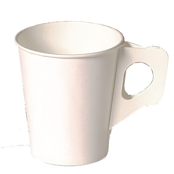 Kahvikuppi valkoinen korvallinen 175ml  80 kpl/pkt