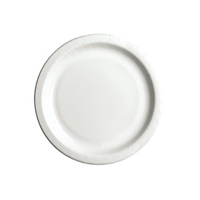 Lautanen Econo valkoinen 18 cm  50 kpl/pkt