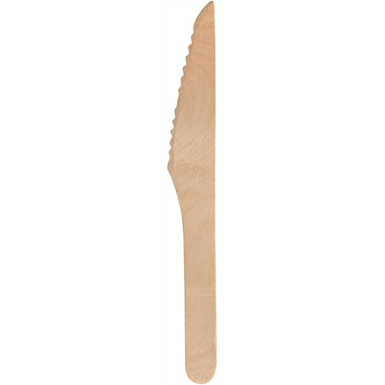 Ruokaveitsi puinen 16,5 cm pinnoittamaton  100 kpl/pkt