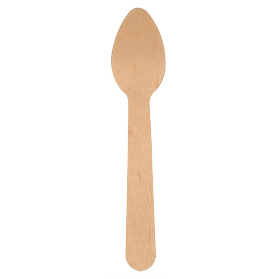 Kahvilusikka puinen  11cm   100 kpl/pkt