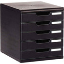 Laatikosto Modulo A4 5-osainen Ecoblack 