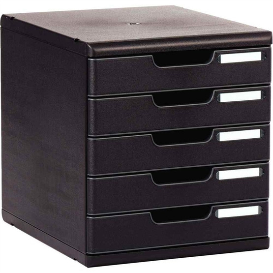 Laatikosto Modulo A4 5-osainen Ecoblack 