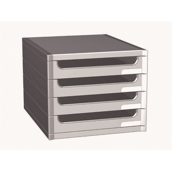 Laatikosto Big-box 4-osainen harmaa 