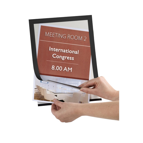 Infotasku Connect A4 musta  2 kpl/pkt