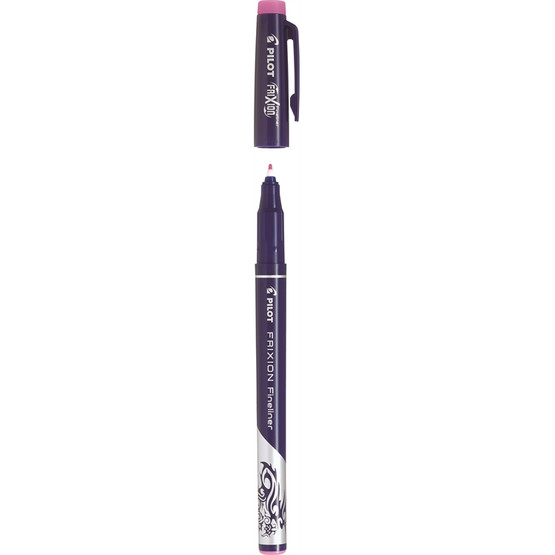 Kuitukärkikynä Pilot Frixion Fineliner F lila  12 kpl/pkt