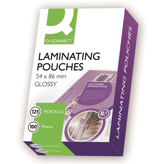 Laminointitasku 54x86mm 125mic / 100 