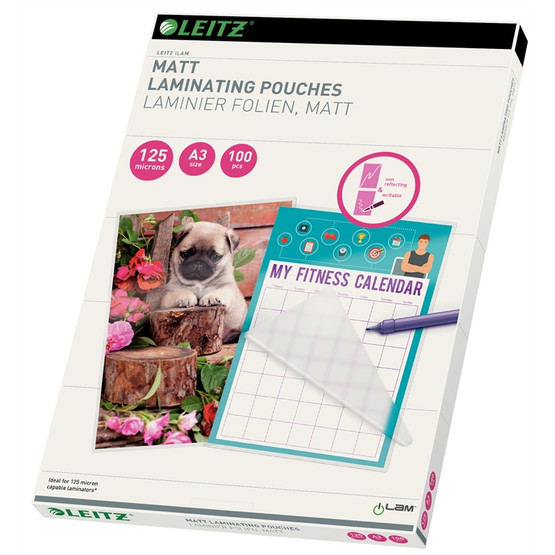 Laminointitasku Leitz A3 125mic / 100 matta