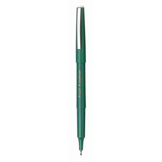 Kuitukärkikynä Pilot Fineliner vihreä  12 kpl/pkt
