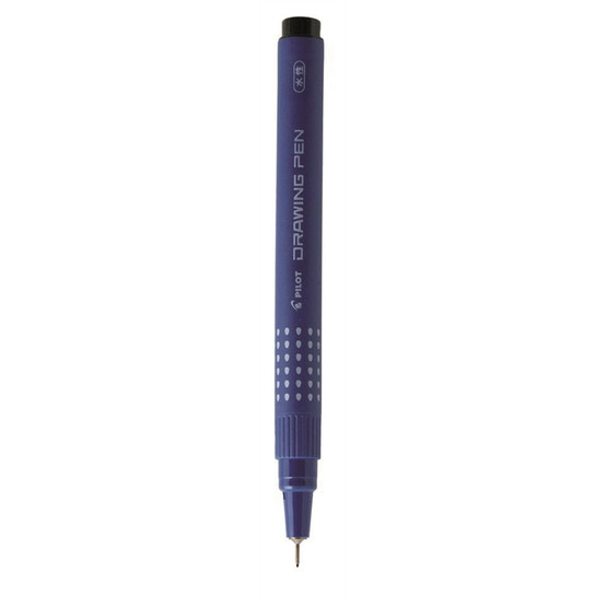 Kuitukärkikynä Pilot Drawing Pen 01 musta  12 kpl/pkt
