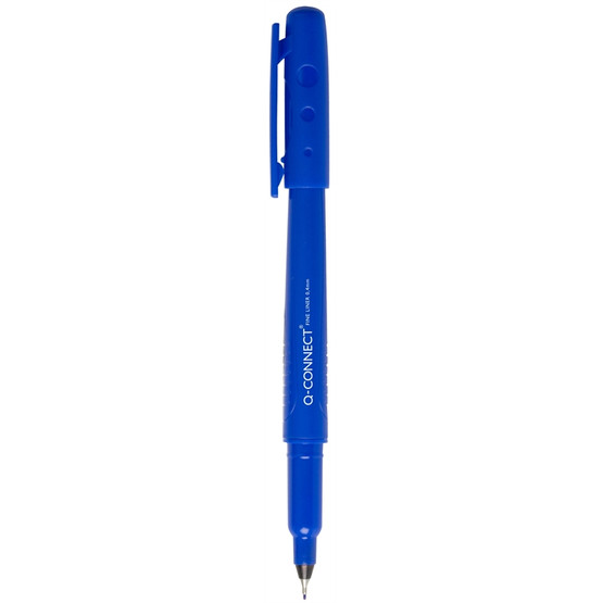 Kuitukärkikynä Connect Fineliner 04 sininen   10 kpl/pkt