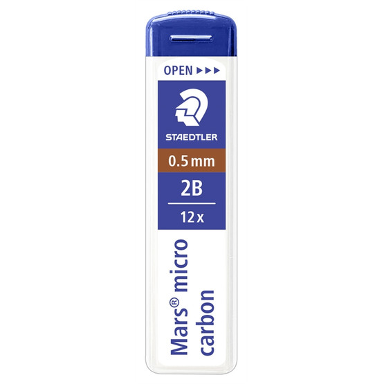 Irtolyijy Staedtler Mars Micro Carbon 0,5 mm 2B 12 kpl/kot  12 kot/pkt
