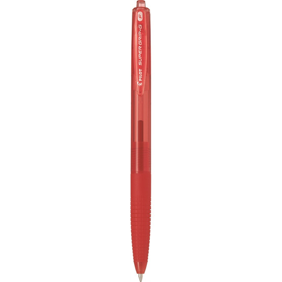 Kuulakärkikynä Pilot Super Grip G fine punainen  12 kpl/pkt