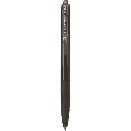 Kuulakärkikynä Pilot Super Grip G fine musta  12 kpl/pkt