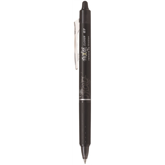 Kuulakärkikynä Pilot FriXion Clicker 0,7 mm musta  12 kpl/pkt