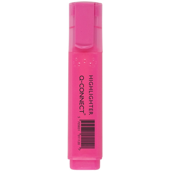 Korostuskynä Connect viisto 1-5,2 mm pinkki  10 kpl/pkt
