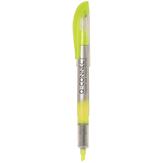 Korostuskynä Connect Liquid 1-4 mm keltainen  12 kpl/pkt