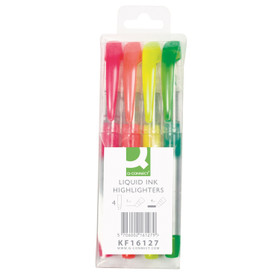 Korostuskynä Connect Liquid 1-4 mm värilajitelma 4 väriä