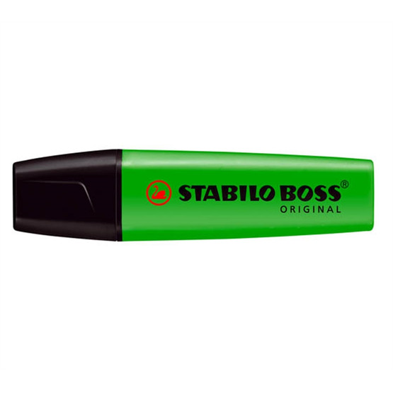 Korostuskynä Stabilo Boss Original vihreä  10 kpl/pkt