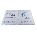 T-lovikansio / Repäisykansio 30-taskua PP valkoinen 5 kpl/pkt