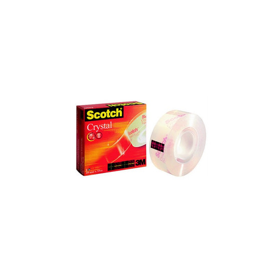 Yleisteippi Scotch 600 Crystal 19mmx33m  12 rll/pkt
