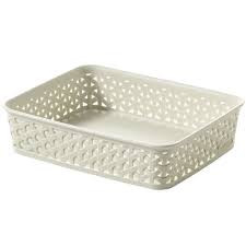 Säilytyskori Curver My Style A5 luonnonvalkoinen