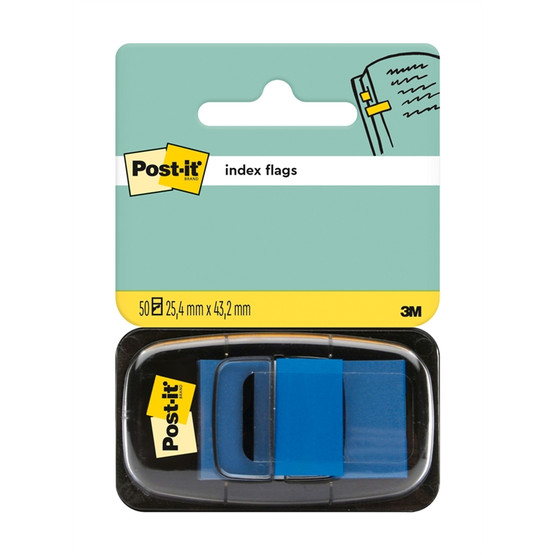 Teippimerkki Post-It 680 sininen  12 kot/pkt