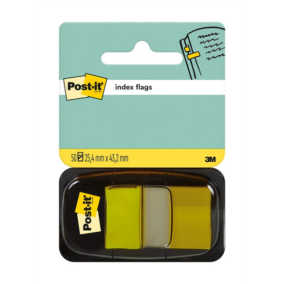 Teippimerkki Post-It 680 keltainen  12 kot/pkt