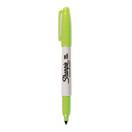 Kuitukärkikynä Sharpie Fine permanent marker 1,0mm lime  12 kpl/pkt