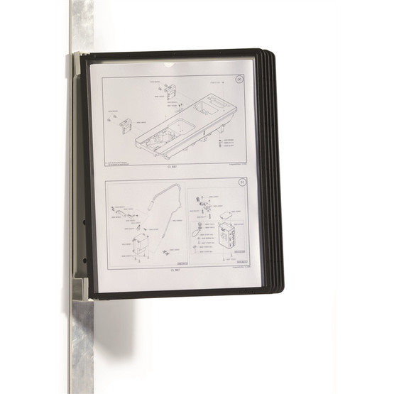 Pikahakuteline seinäteline Durable Vario magnet wall A4 5914 5 taskua 