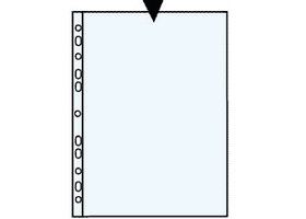 Kansiotasku A4 105 mic U appelsiinipintainen  100 kpl/ltk