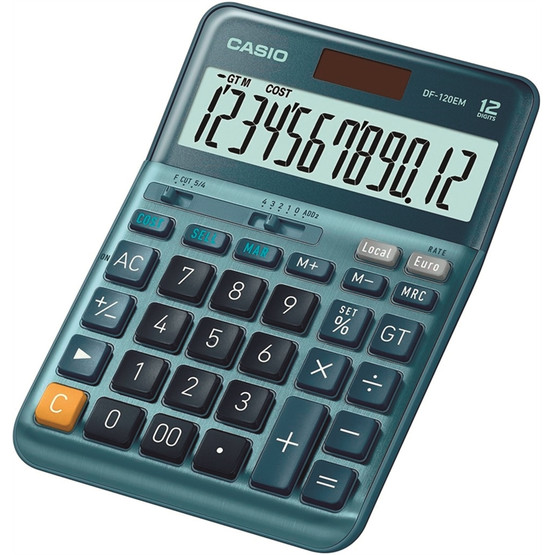 Pöytälaskin Casio DF-120EM 