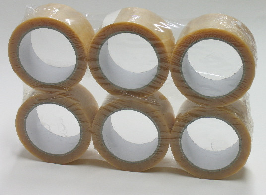Pakkausteippi PVC 50mmx66m kirkas  6 rll/pkt
