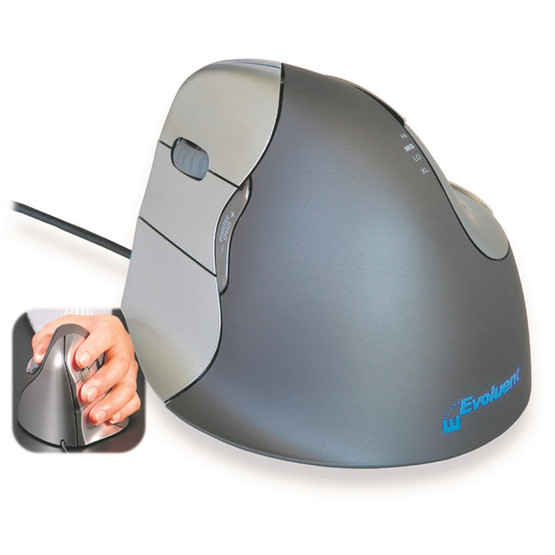 Pystyhiiri Evoluent V4 vasenkätinen