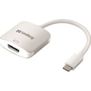 Sandberg näyttöadapteri USB-C (uros)- HDMI (naaras) 