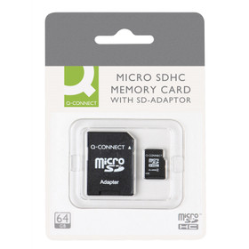 Muistikortti Connect Micro SDHC 64 GB Class 10
