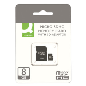 Muistikortti Connect Micro SDHC 8 GB Class 10 
