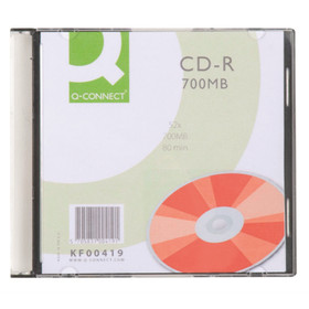 CD-R levy Connect 52X 700MB/80min slim / 10 kpl