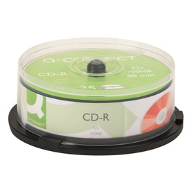 CD-R levy Connect 52x 700MB/80min spindle / 25 kpl
