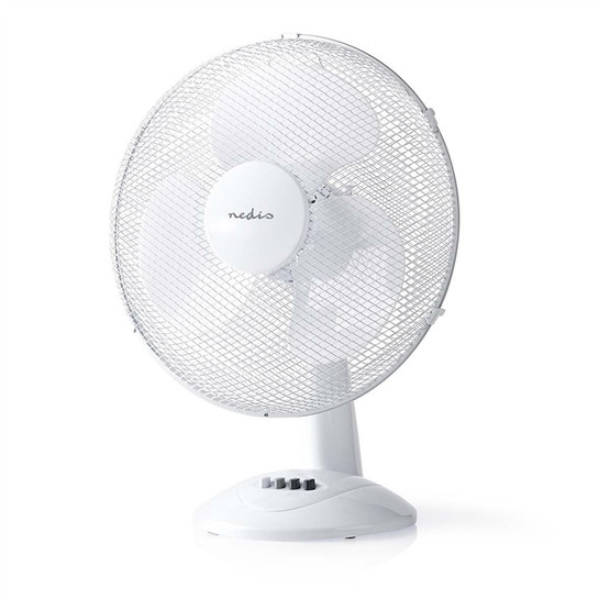 Pöytätuuletin Nedis muovi valkoinen 40cm
