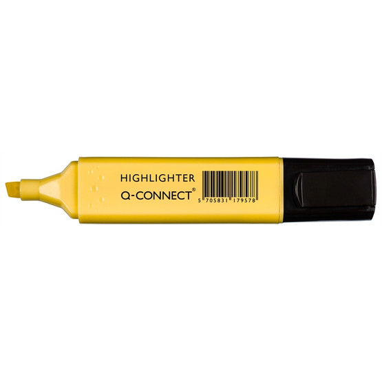 Korostuskynä Connect viisto 1-5,2 mm pastellinkeltainen  10 kpl/pkt