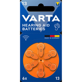 Kuulokojeparisto Varta Hearing Aid Batteries 13  6 kpl/pkt