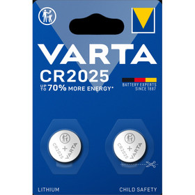 Paristo Varta Lithium Coin CR2025 / 2 kpl