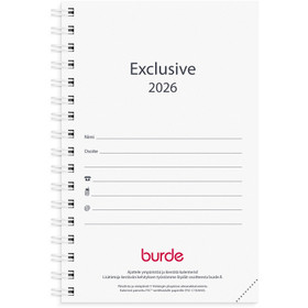 Burde taskukalenteri Exclusive vuosipaketti 2026 