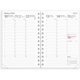 Burde taskukalenteri Exclusive 4 in 1  2026 