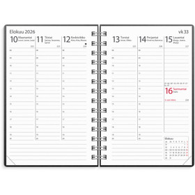 Burde taskukalenteri Exclusive Eco 2026 