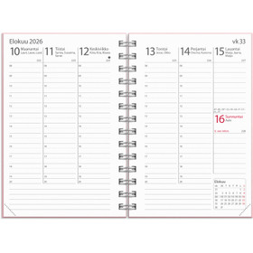 Burde taskukalenteri Exclusive Style 2026 