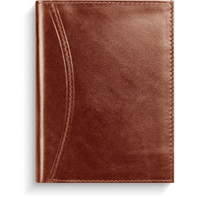 Burde taskukalenteri Exclusive lompakko ruskea nahka 2026 